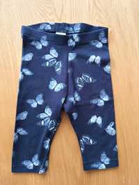 Spodnie/ legginsy 2 pary H&M rozmiar 68