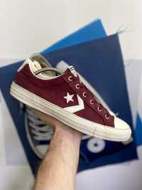 Converse all star кроссовки кеды мокасины 43 размер бордовые оригинал