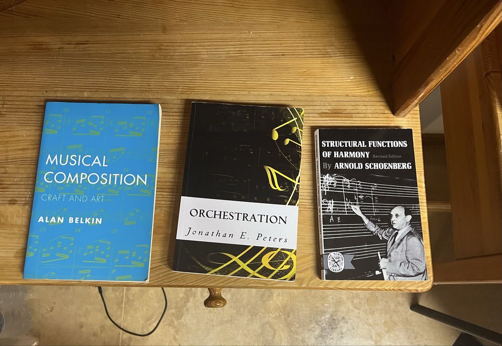 Livros teóricos de composição e orquestração