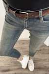 Jeansy w unikatowym odcieniu push up S