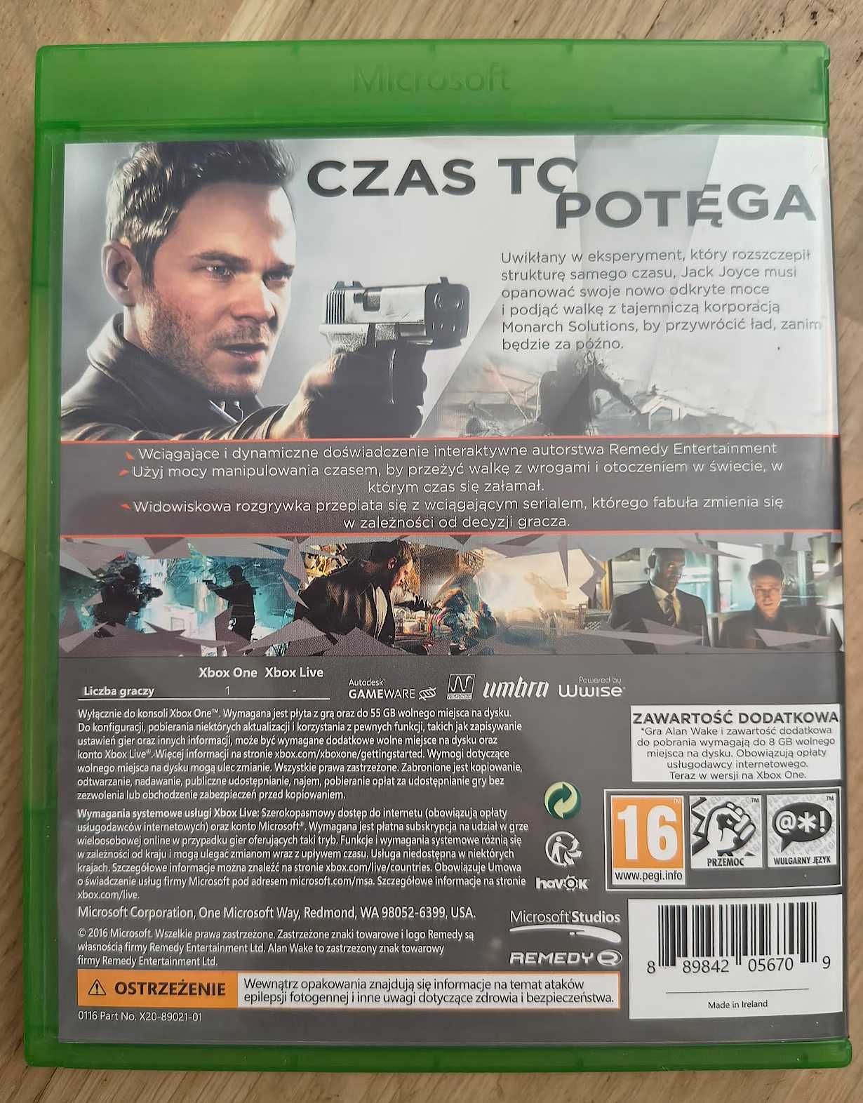 Quantum Break XBox One