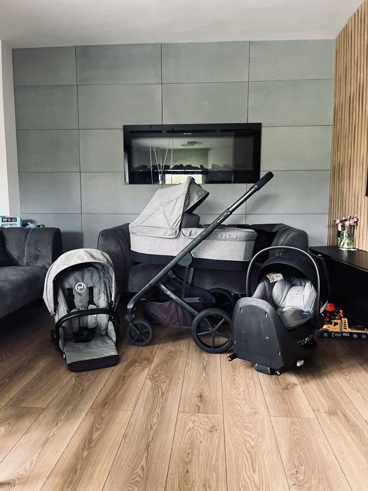 Wózek 3w1+baza Cybex Balios S z fotelikiem Cybex Aton M