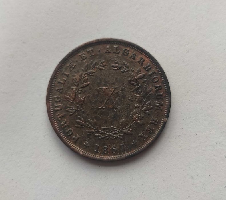 Moeda X RÉIS 1867