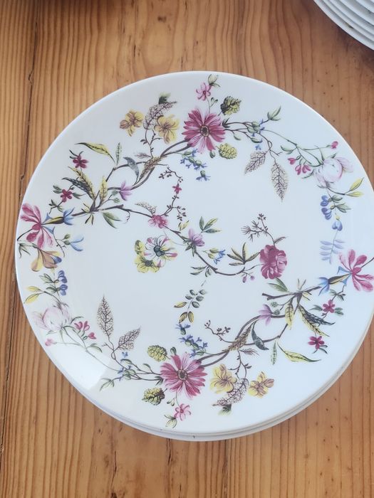 Conjunto loiça florido para 6 (18 pratos), Zara Home