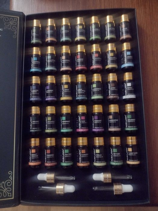 MAYJAM - zestaw 35 naturalnych olejków eterycznych - jak nowy