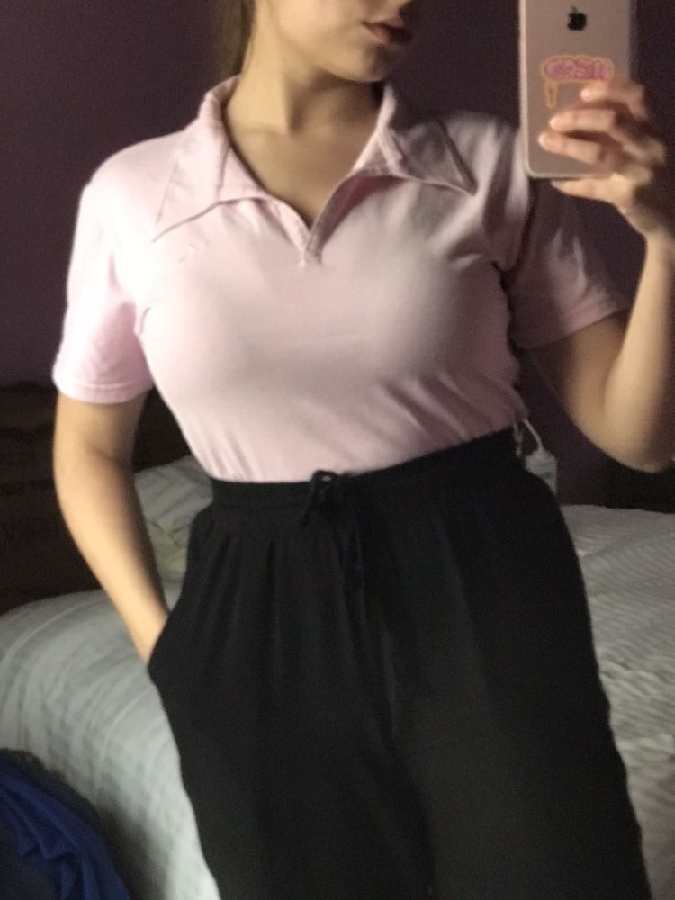 Polo de mulher rosa