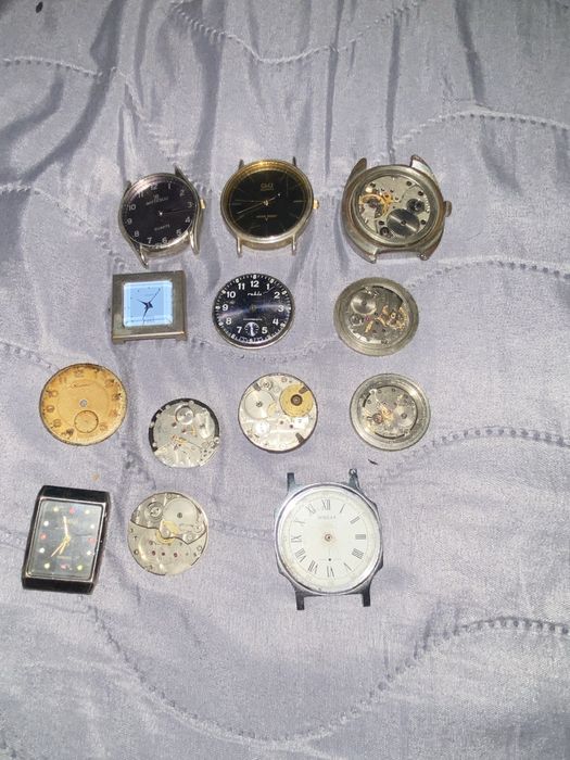 Stare mechanizmy zegarki