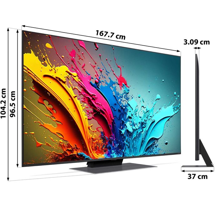 Telewizor 75" LG 75QNED87T6B Qned LED 4K 120Hz WebOS TV HDMI 2.1 ps5