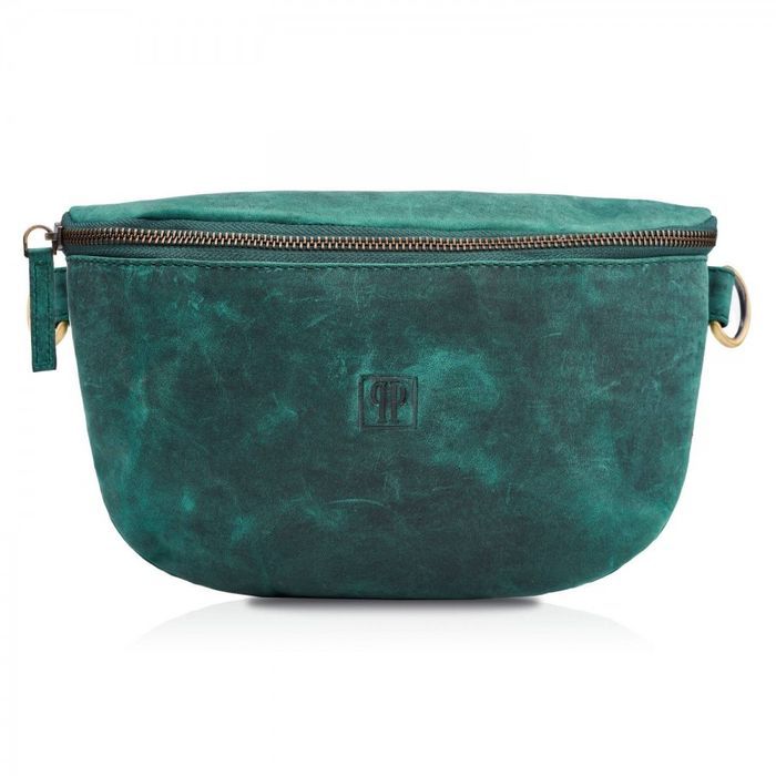 Skórzana saszetka na pas vintage Paolo Peruzzi T-36-GR