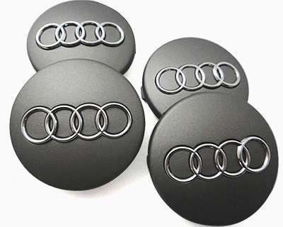 L661 4 Centros Jante Audi 60mm A2 A3 A4 A6 A8 S4 TT S Line Novo!