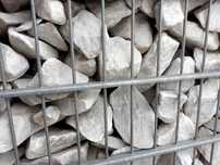 Biały kamień do gabionów - włoski Bianco Carrara 90-150 mm, 1000 kg