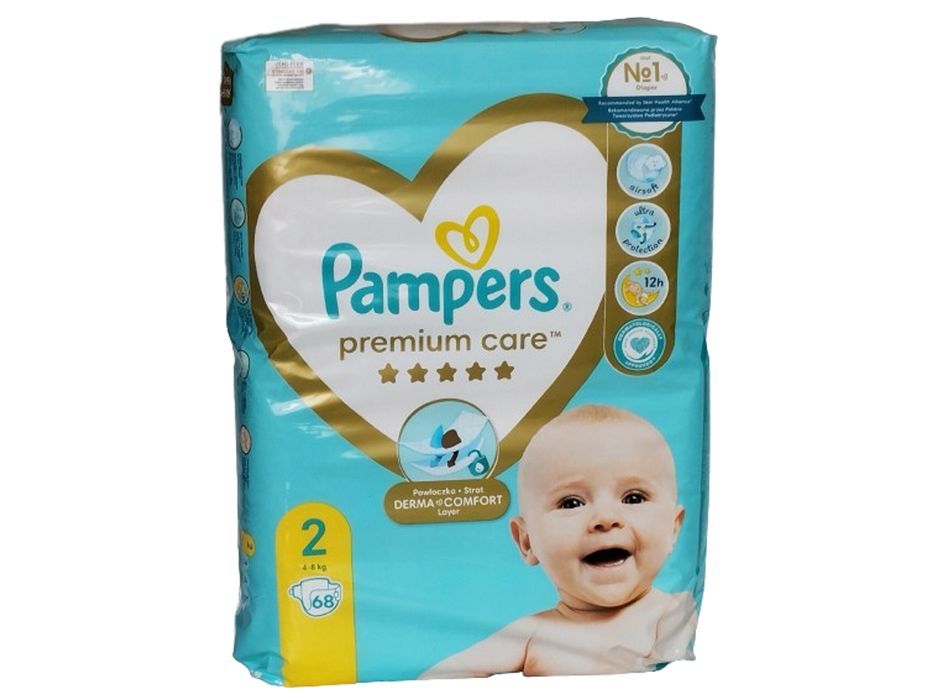 Pieluchy Pampers Premium care 2 (4-8kg) - 68szt