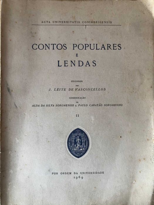 Contos Populares e Lendas - Volume II - por J. Leite de Vasconcellos