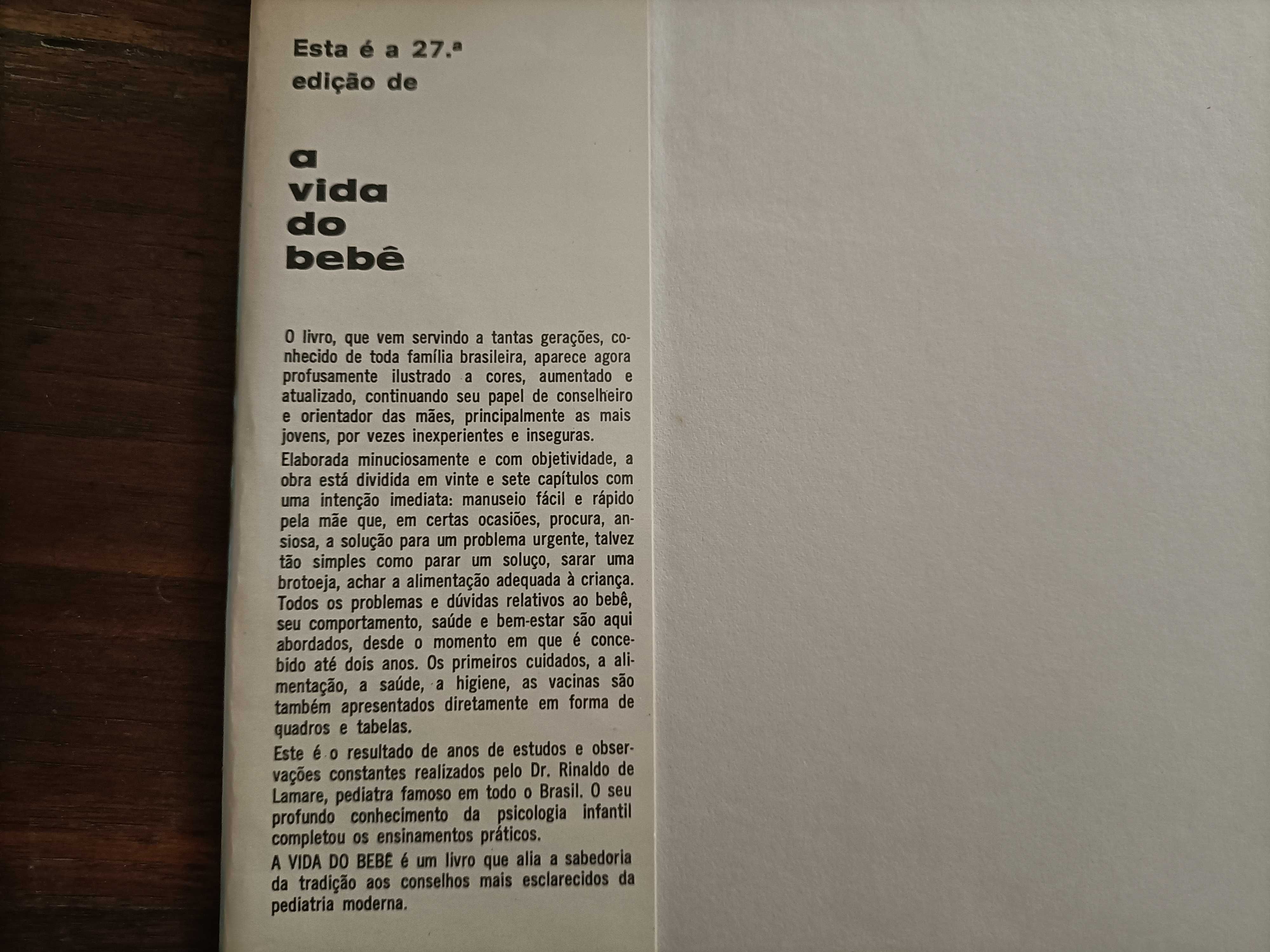 A Vida do Bebê - Rinaldo de Lamare - 27ª Edição