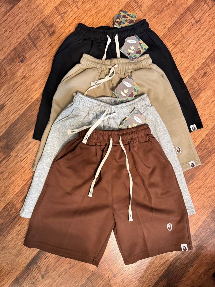 Шорты bape sweat drip, шорти бейп bape, комплект футболка бейп + шорти