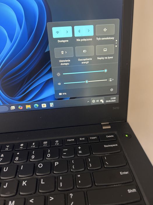 Laptop Poleasingowy Lenovo T470/SSD 256GB/DDR4-8GB/i5-7300 2,6GHz/14"/