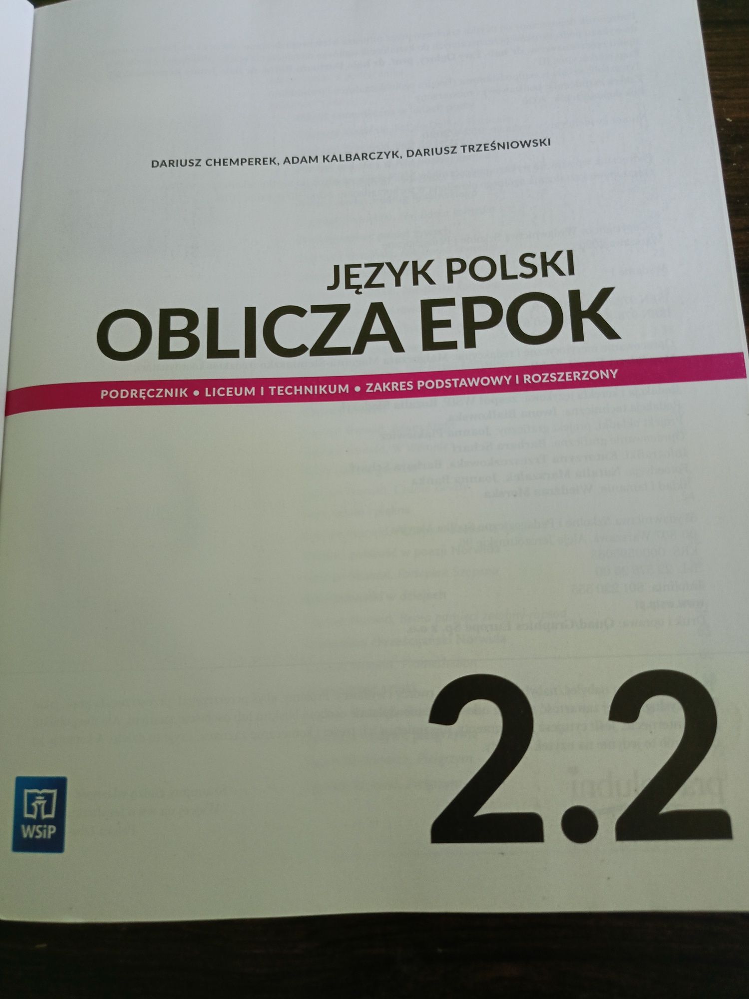 Sprzedam podręcznik Oblicza Epok 2.2