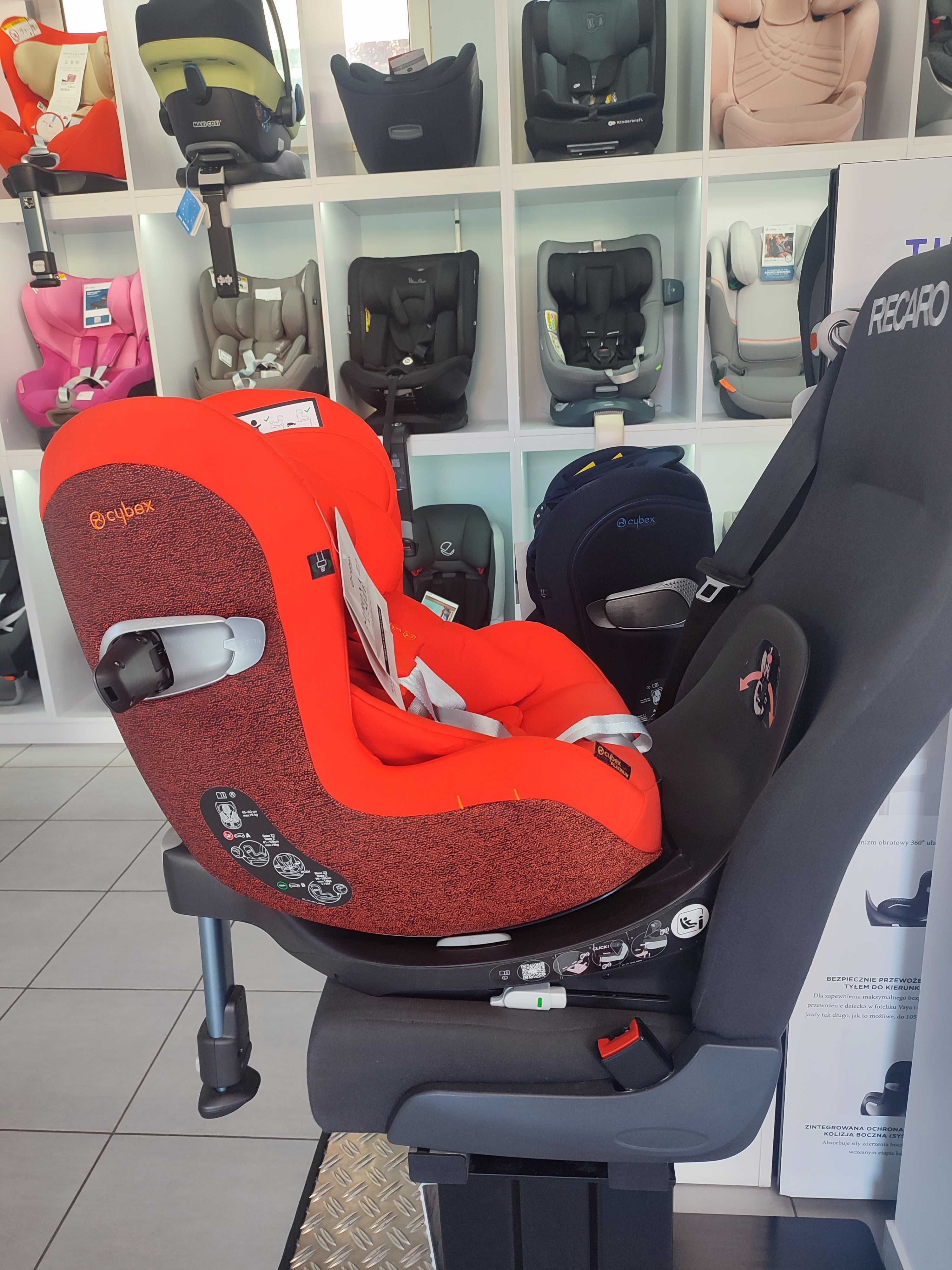 CYBEX Sirona Z2 + Baza Z2 fotelik obrotowy z ISOFIX 4 gwiazdki ADAC