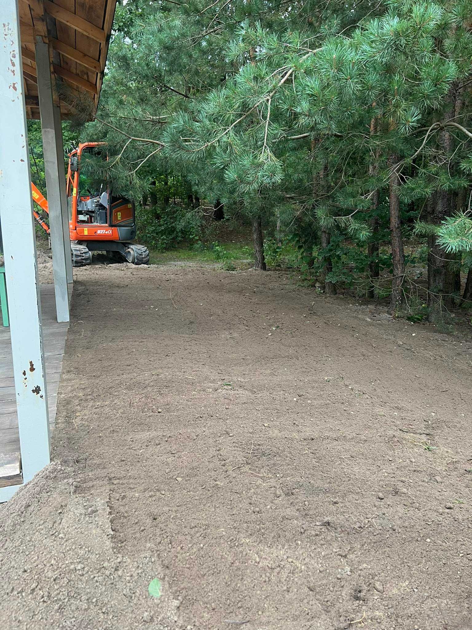 Koparka Minikoparka Kubota Wynajem dobowy dowóz do klienta