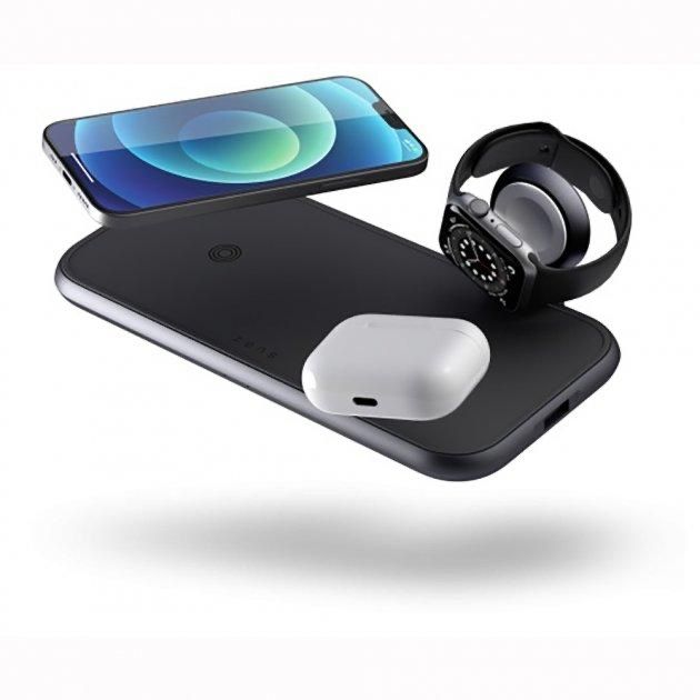 Zens Qi-certified Dual Fast Aluminium Wireless Charger 2x10W