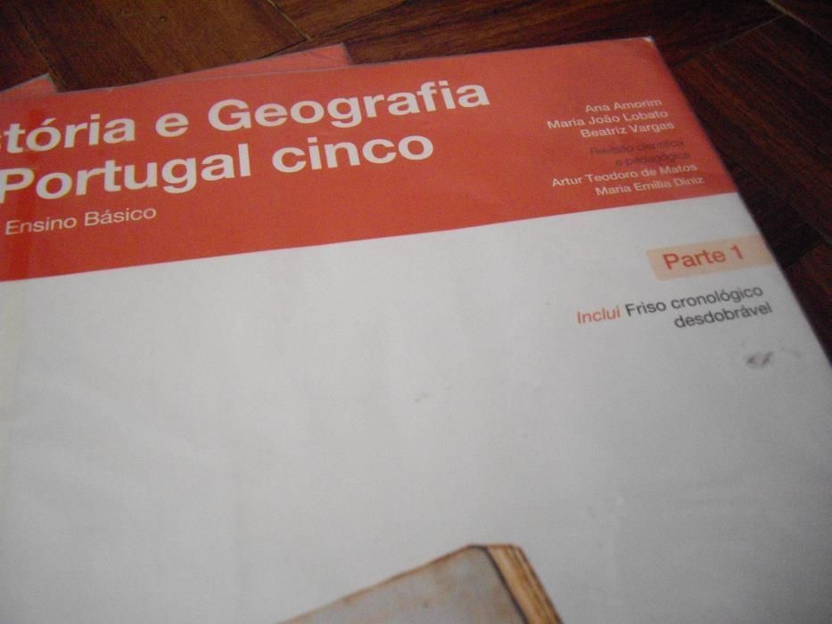 Fichas e Manual História e Geografia de Portugal Cinco - Raíz Editora