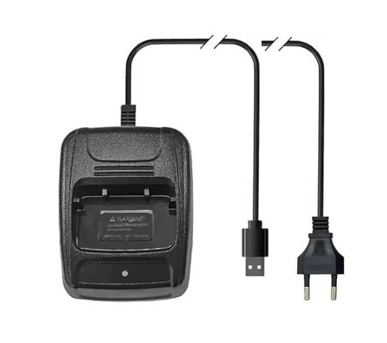 Зарядний пристрій 220/USB  BAOFENG CH-1 BF-888S CH-5 UV-5R CH-8 UV-82