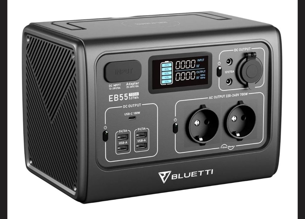 Зарядная станция Bluetti 700W EB55 новая бесплатно доставка