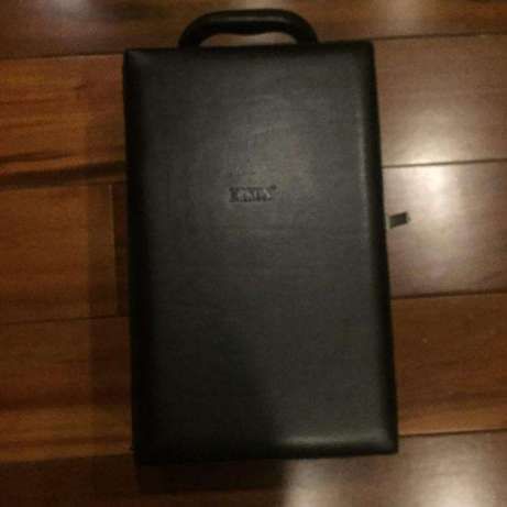 Кейс , бар , чемодан для спиртного (новый) Erkon (кожа)