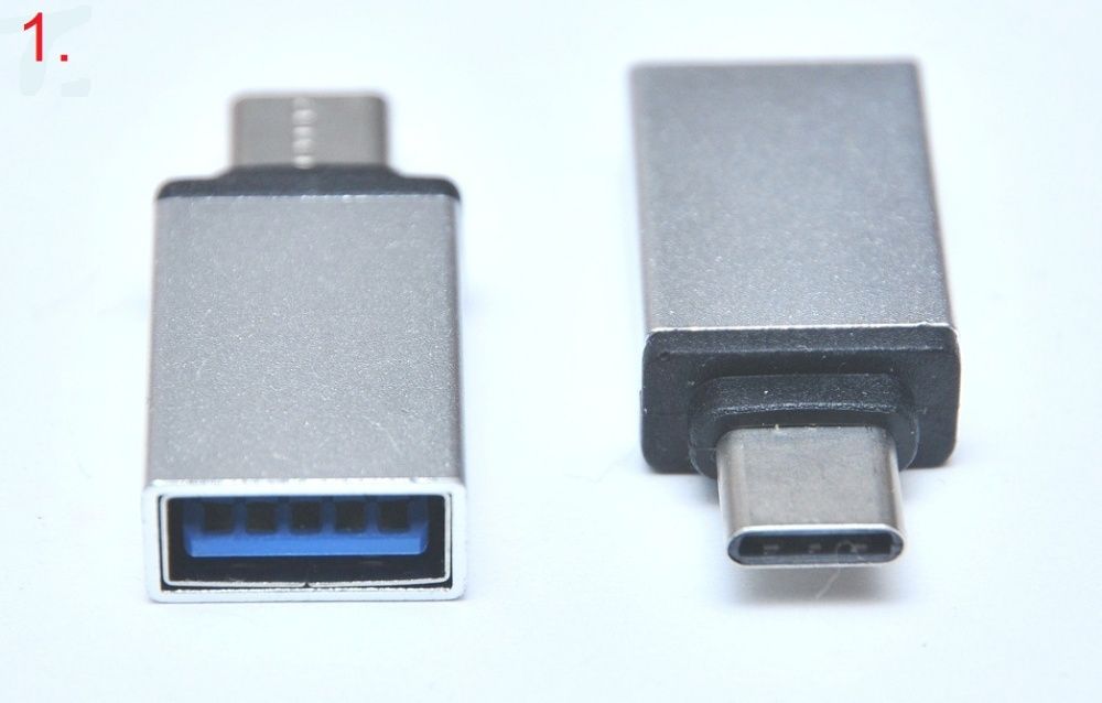 1шт и 2шт/набор OTG USB to Micro, Type-C переходники для флешки