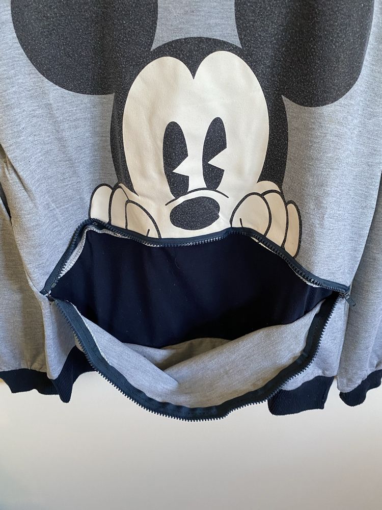 Hoodie Mickey Mouse com fecho