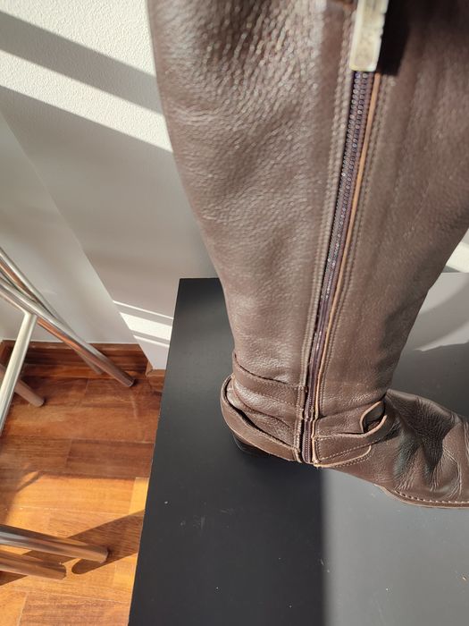 Botas altas de pele Hera