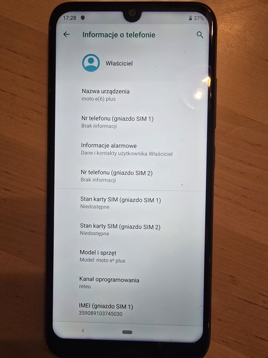 Motorola moto e6 plus