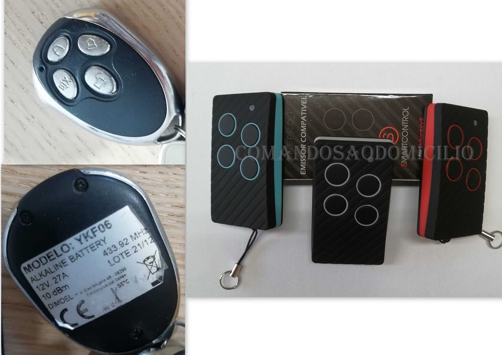 DIMOEL YKF06 - Comando de garagem compatível ONEPRO
