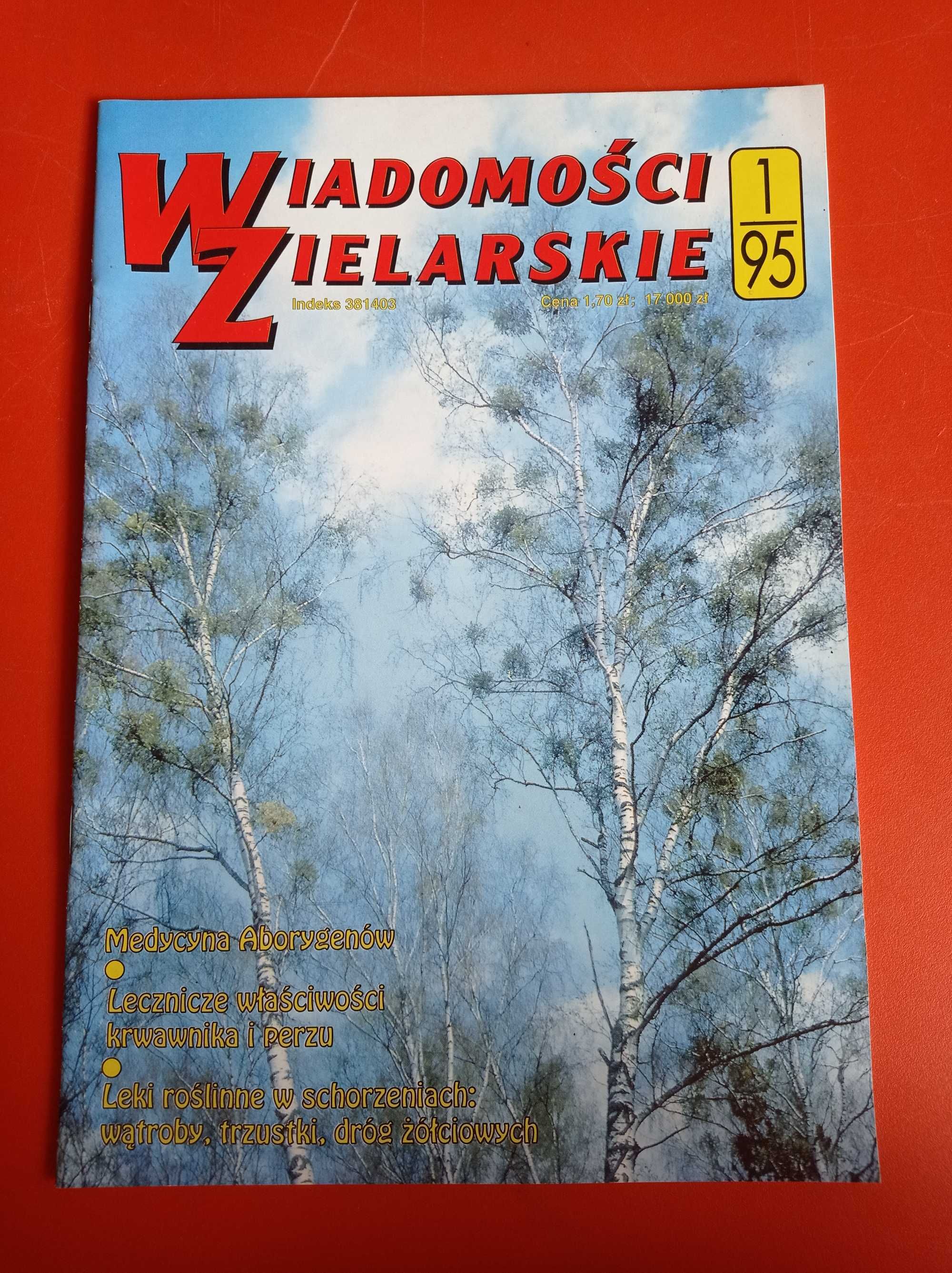 Wiadomości zielarskie nr 1/1995, styczeń 1995