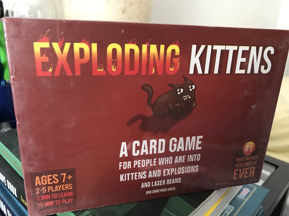 Jogo exploding kittens novo