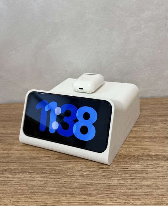 Док станція IPhone, AirPods. Бездротовий зарядний пристрій айфон