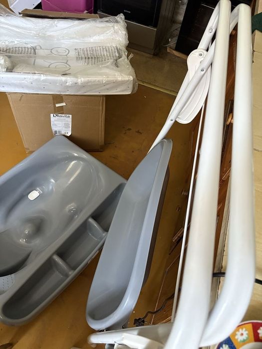 CAM VOLARE komoda kąpielowa rozkładana szara