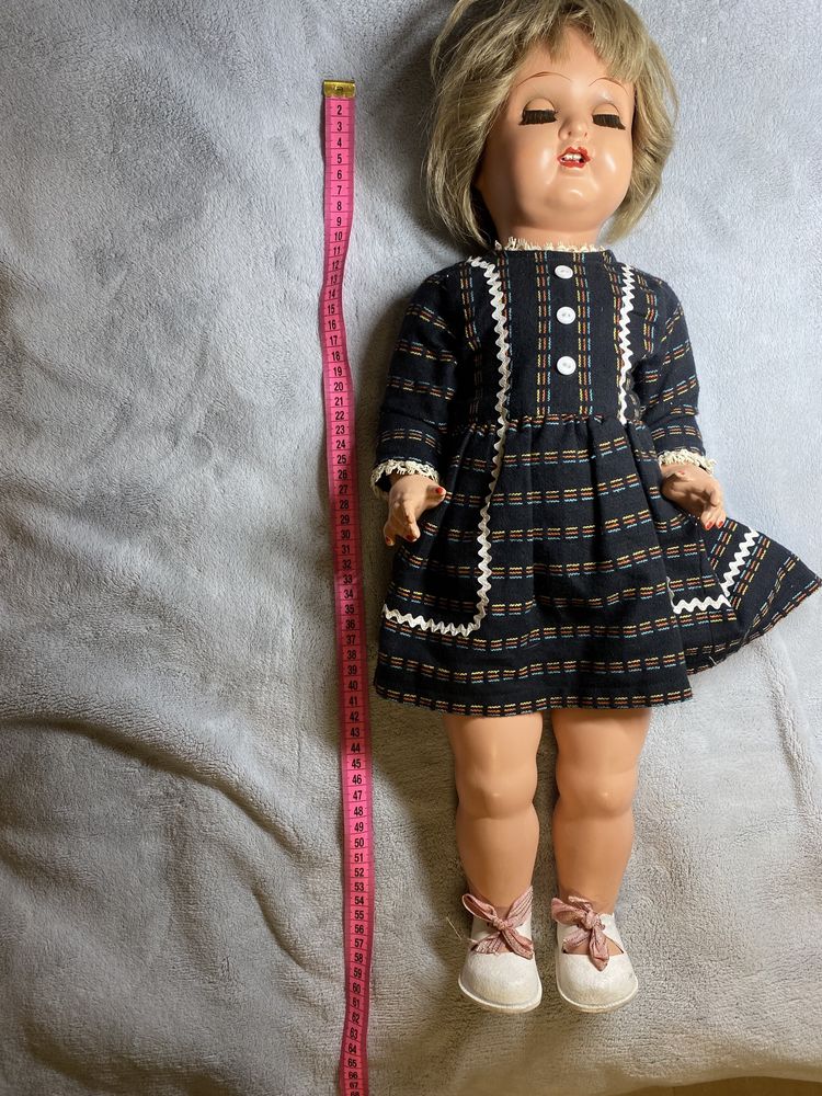 Редкая антикварная старинная кукла 50х годов 1950