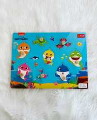 Drewniana Układanka Baby Shark / Trefl /Drewniane puzzle Baby Shark