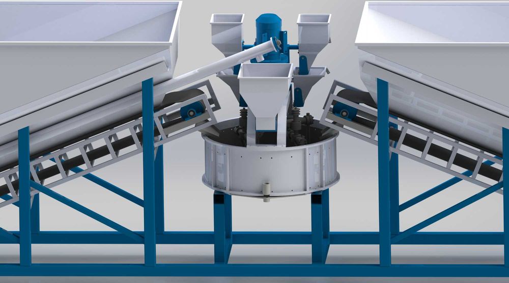 Mobilny kompleks mieszalniczy