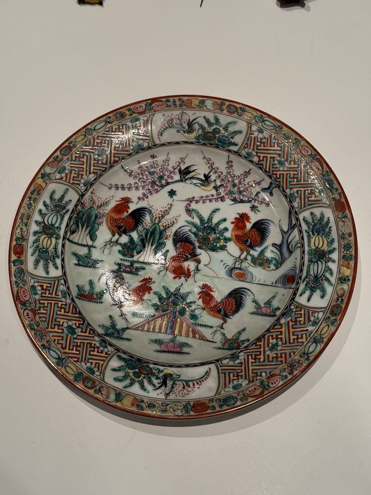 Prato Galos - Porcelana chinesa