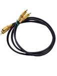 Przewód Cinch RCA 4,5m Hi-Fi OFC ekranowany, do subwoofera, używany