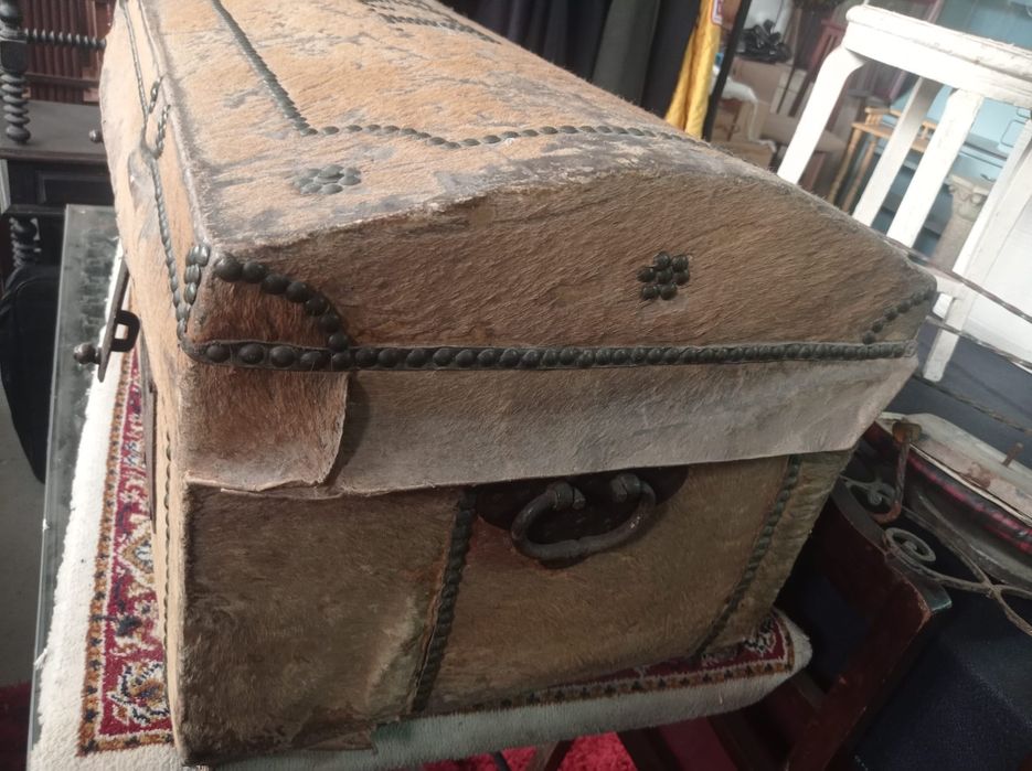 Arca Baú Forrada pele