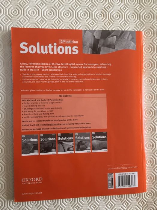 Solutions Upper-Intermediate Student’s Book + Workbook