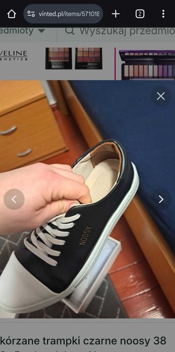 Skórzane trampki noosy 38