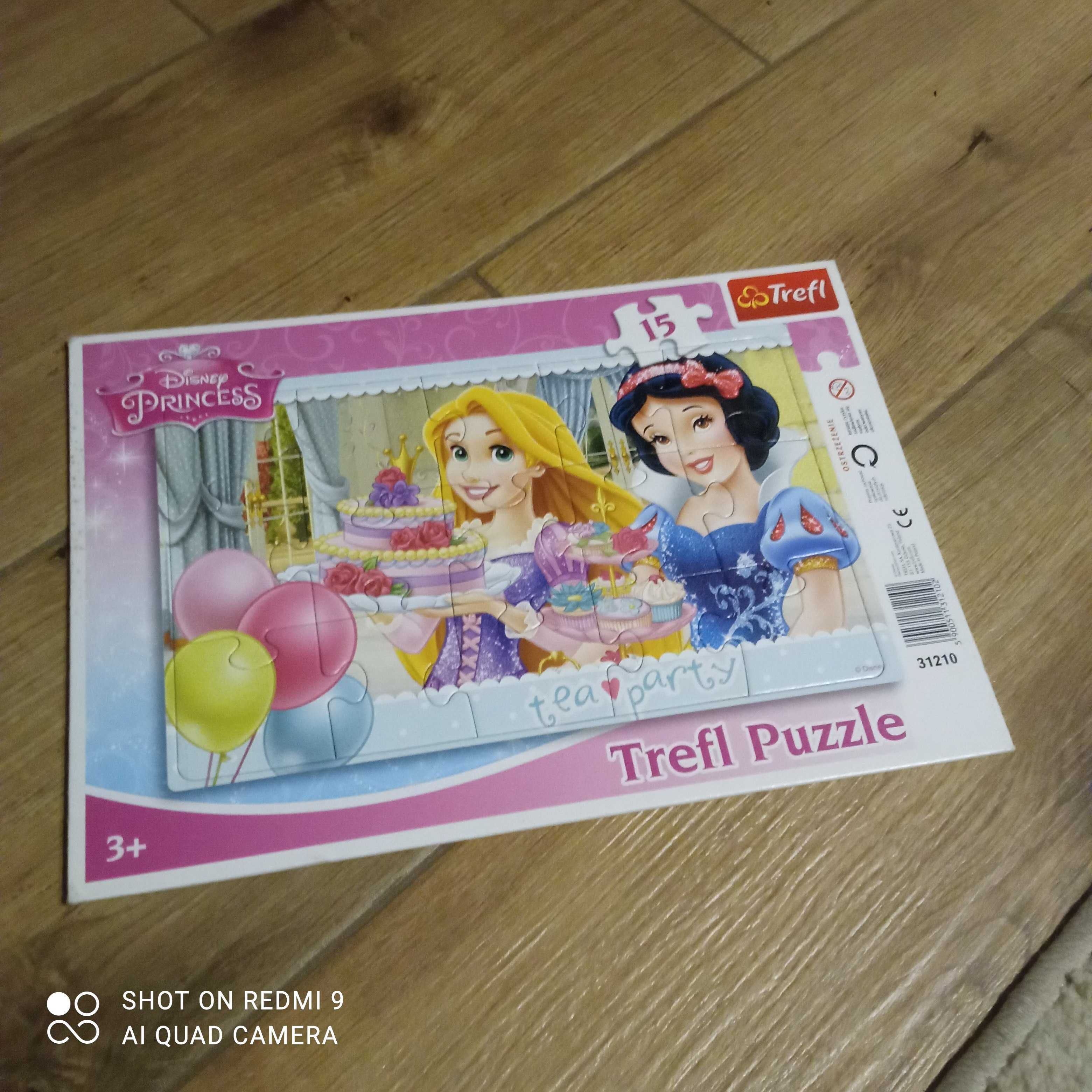 Puzzle w ramce śpiąca królewna