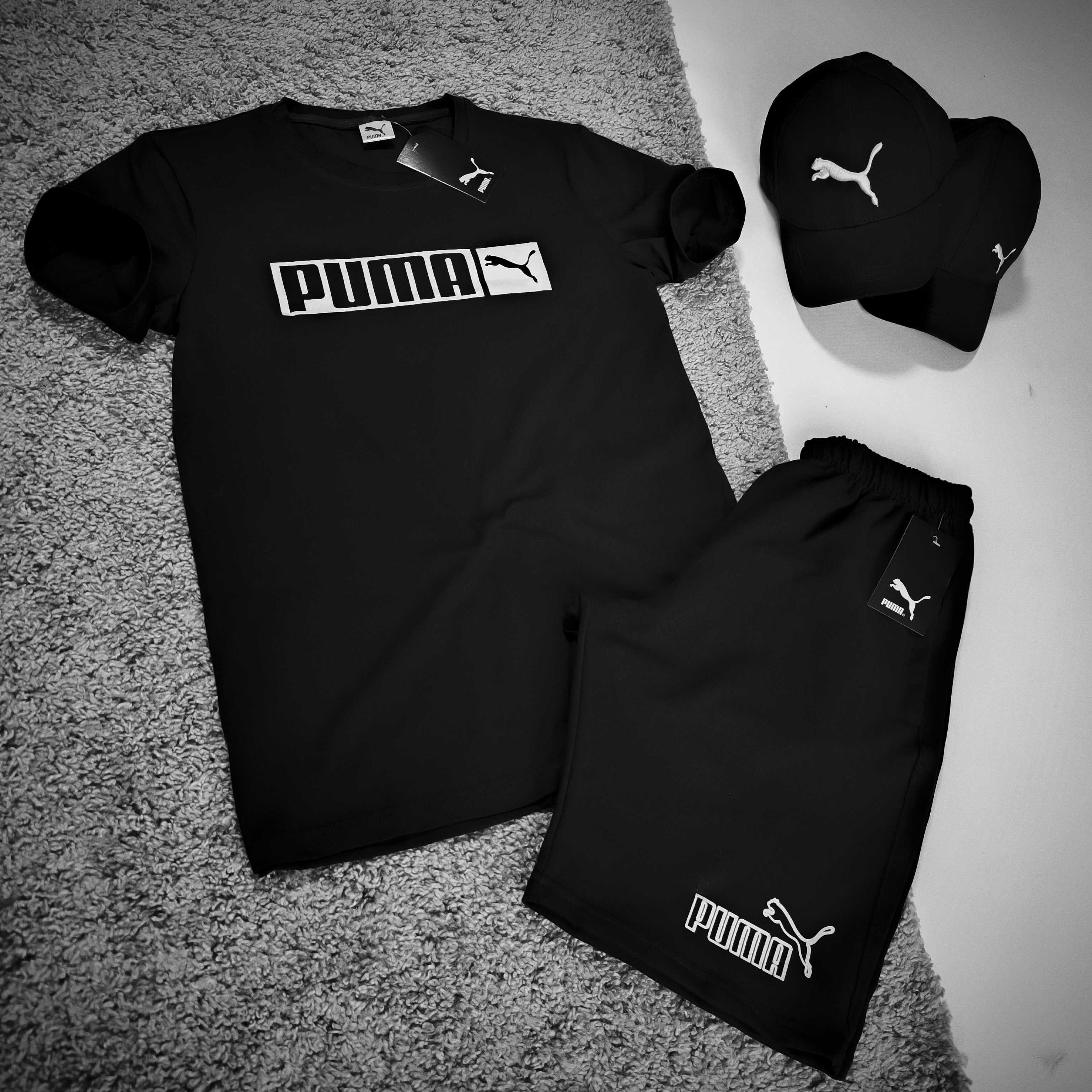 Чоловічий комплект Puma футболка + шорти (на вибір)