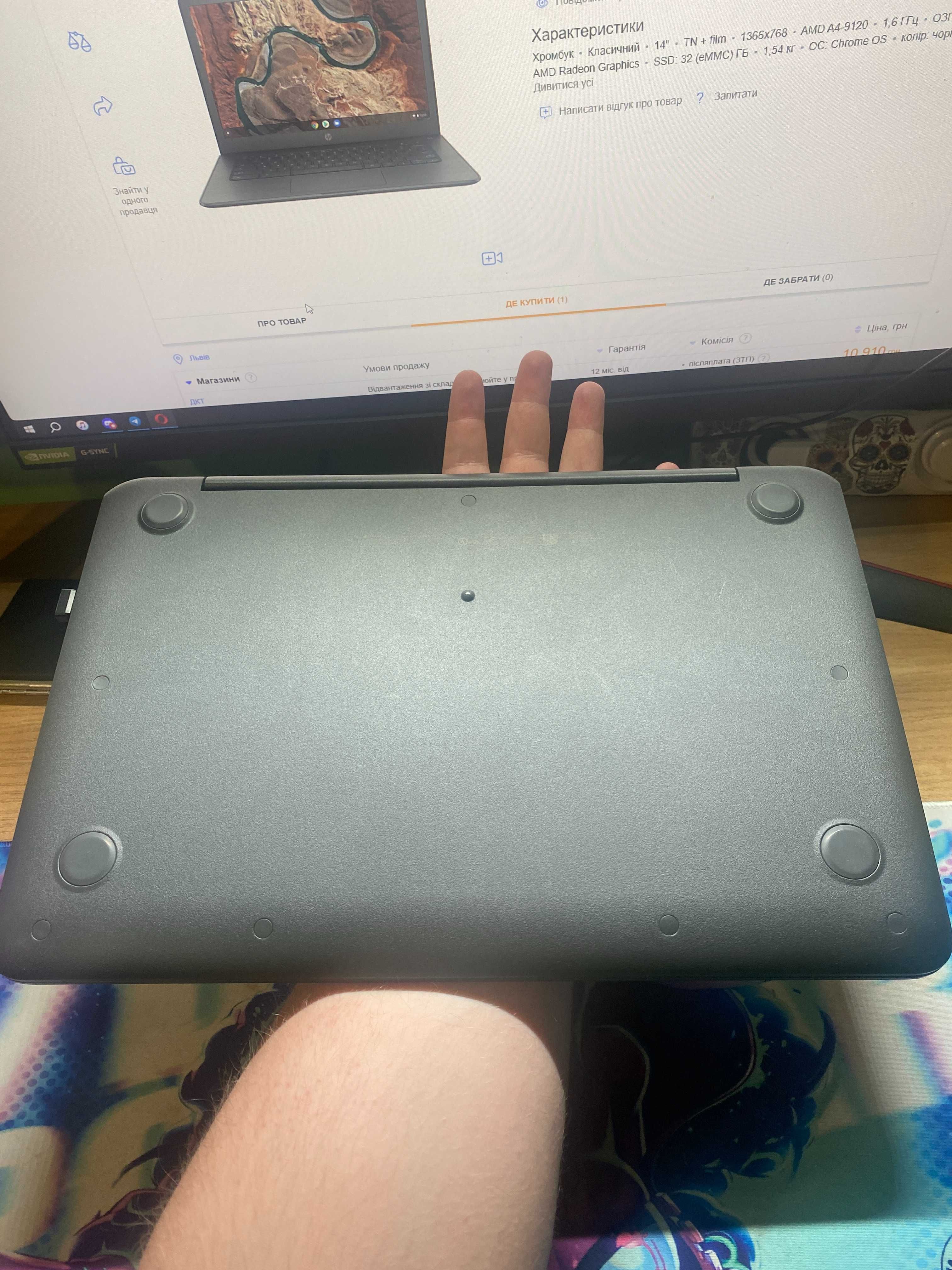 Хромбук HP Chromebook 14-db0023dx (No Box)