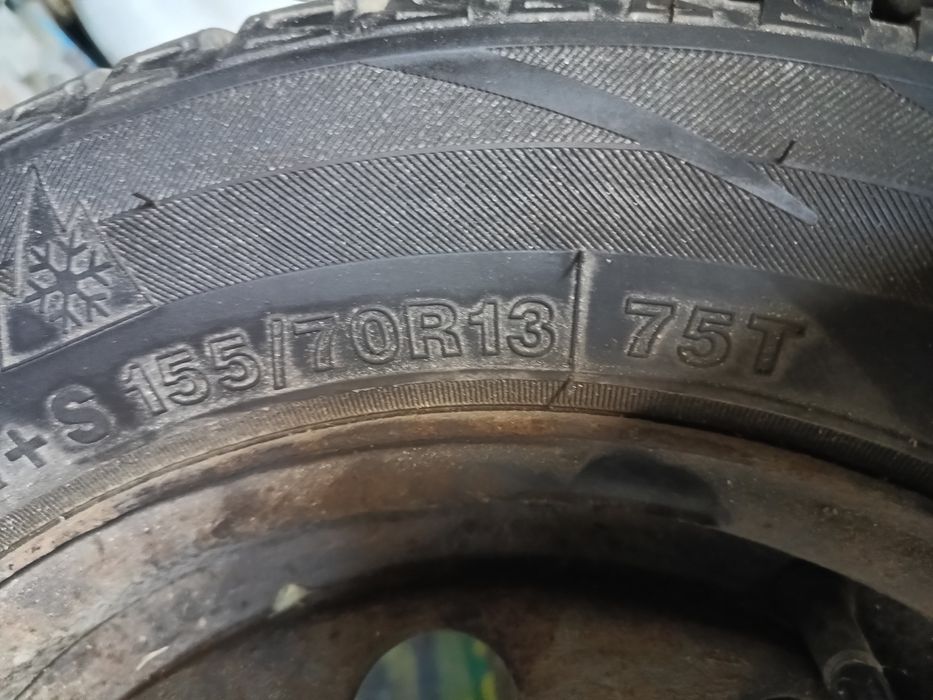 Sprzedam koła R13  kia Picanto zimowe