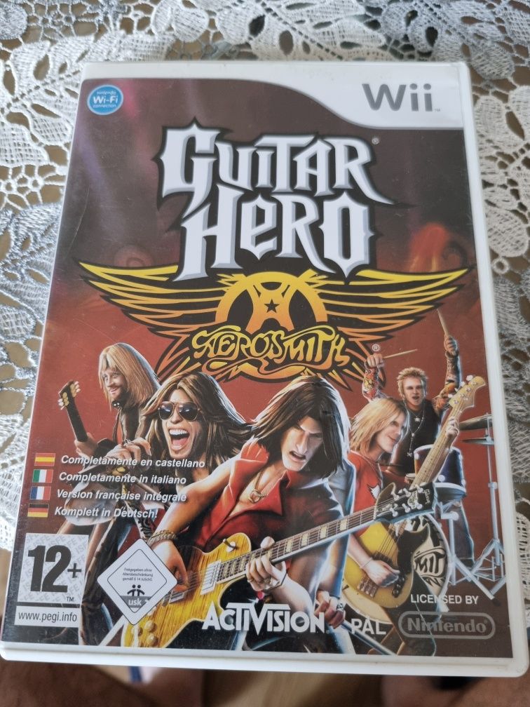 Aerosmith guitar hero gra na WII